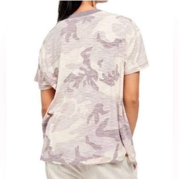 NWT We The Free by Free People Maybelle Tee in Lavender Combo Size XS - Picture 2 of 6